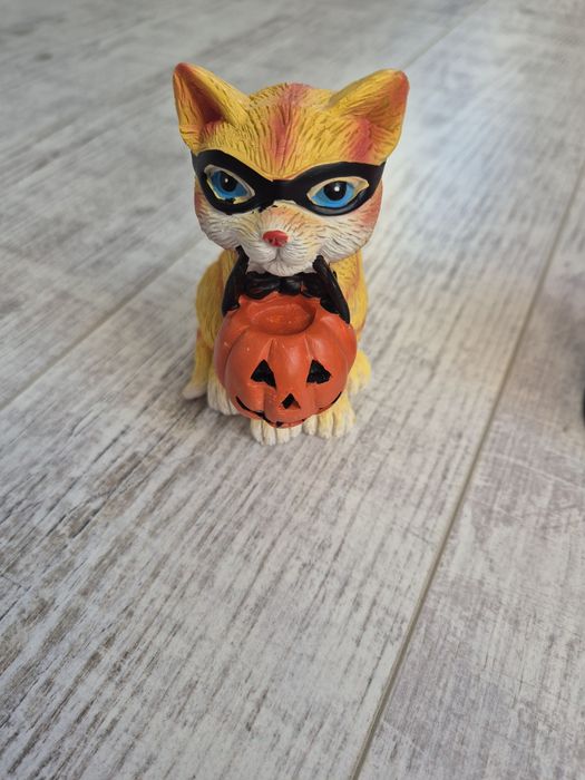 Halloween ozdoby dekoracje dla dziecka kot 5 szt