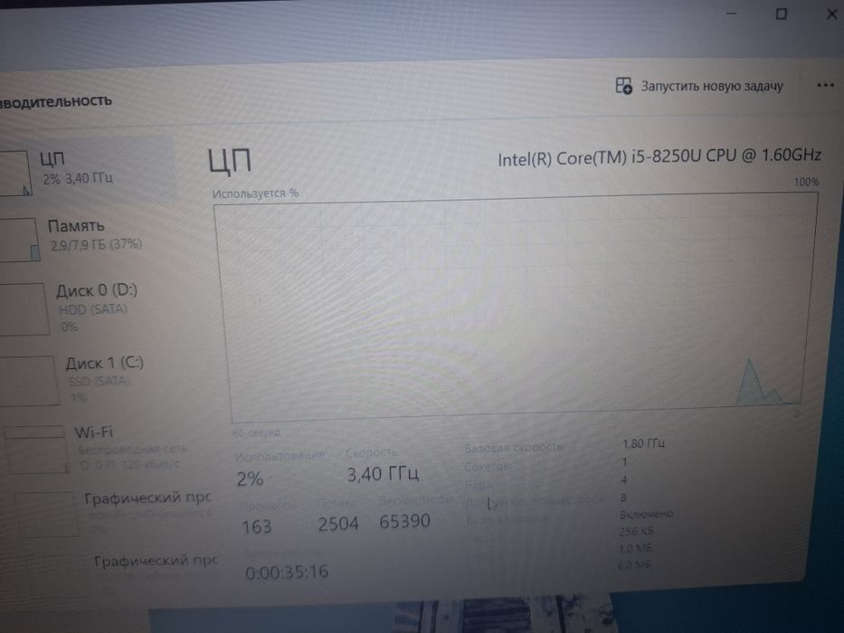 Ноутбук докупили ссд 256гб