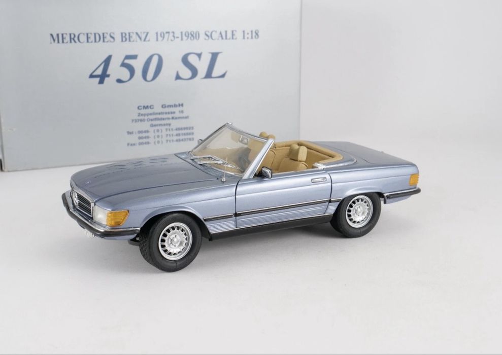 Rarytas CMC Mercedes 450SL R107 skala 1/18