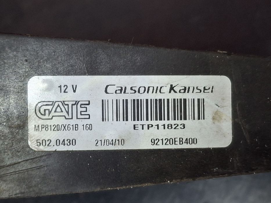 Termoventilador / motoventilador NISSAN NP300 Navara Pick Up Chassis (