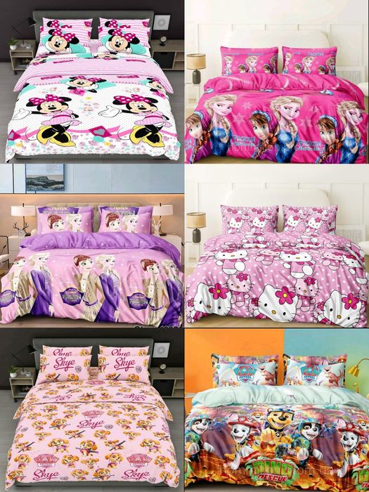 Детское постельное полуторное для девочек