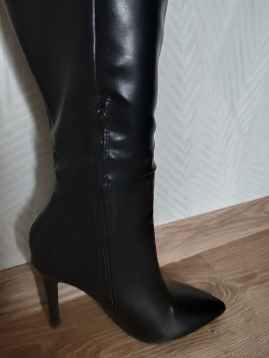 Piękne ocieplane kozaki