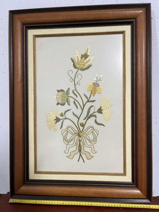 Quadro bordado Castelo Branco original