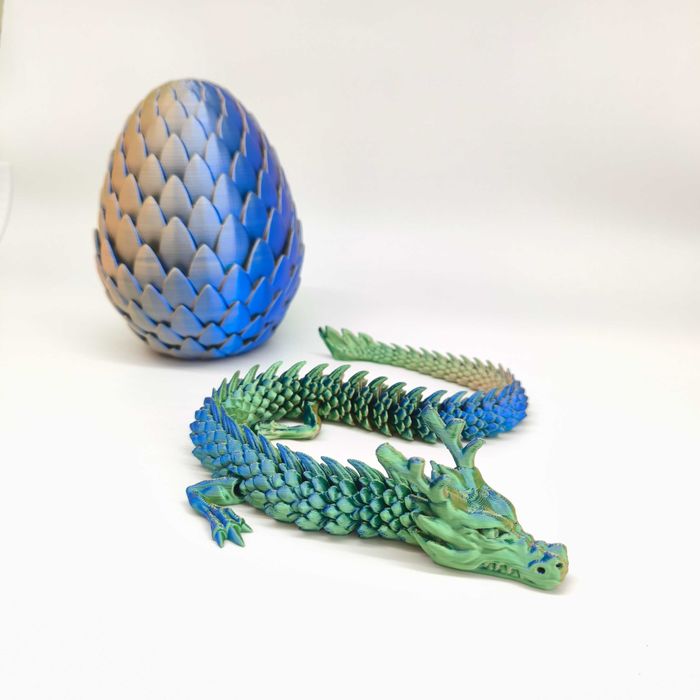 3D-друк Дракон-хамелеон-антистрес 45см