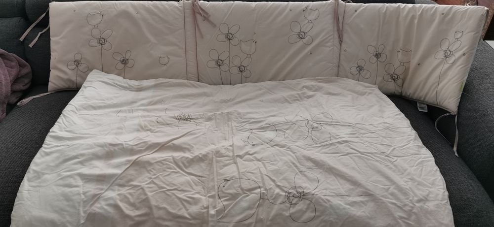 Bed guard set + duvet cover + Chicco duvet + con