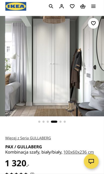 Nowa szafa PEX- Ikea