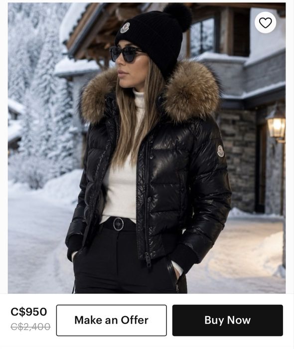 Куртка жіноча  moncler Alpin