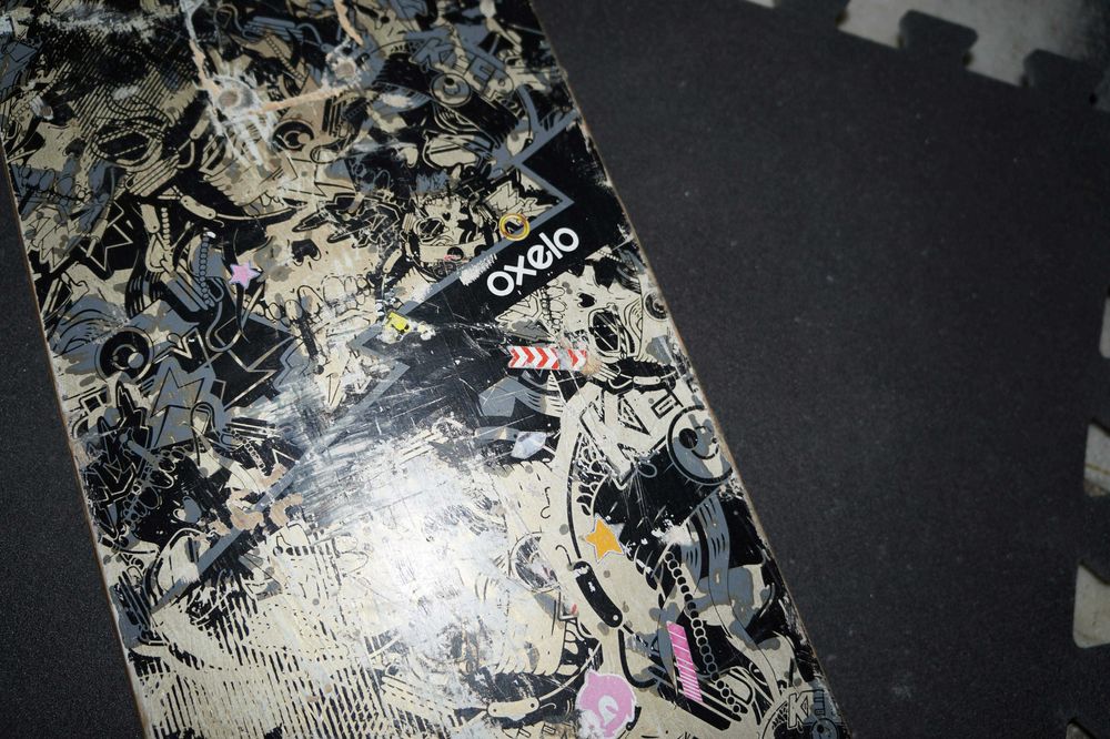 Tábua skate Oxelo: 1 euro