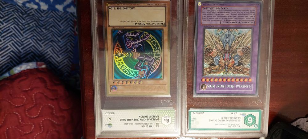Cartas yu gi oh graded