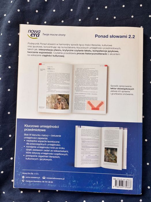 Ponad słowami 2.2 Podręcznik do języka polskiego