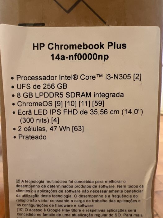 Hp chromebook Plus + impressora HP Deskjet 2821e