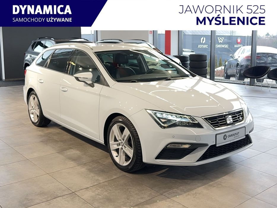Seat Leon Sportstourer VAT 23% FR 1.5TSI 130KM M6 2020 r., salon PL, przebieg 104tys.km, HAK