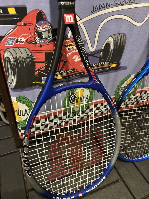 Saco de tenis e 2 raquetes de tenis, mais 1 squach