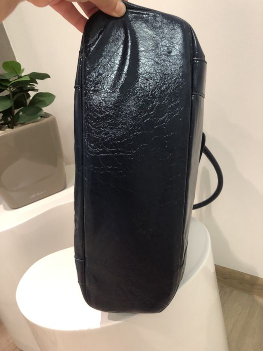 Жіноча лакова сумка шопер