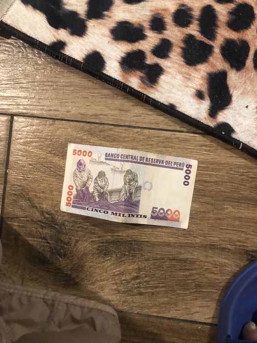 Banknot 5000 peru