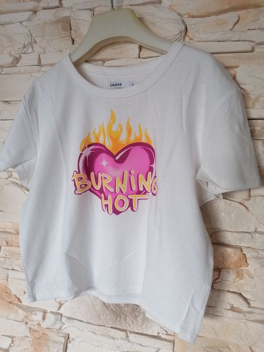 CROPP, krótki t-shirt, rozmiar S NOWY