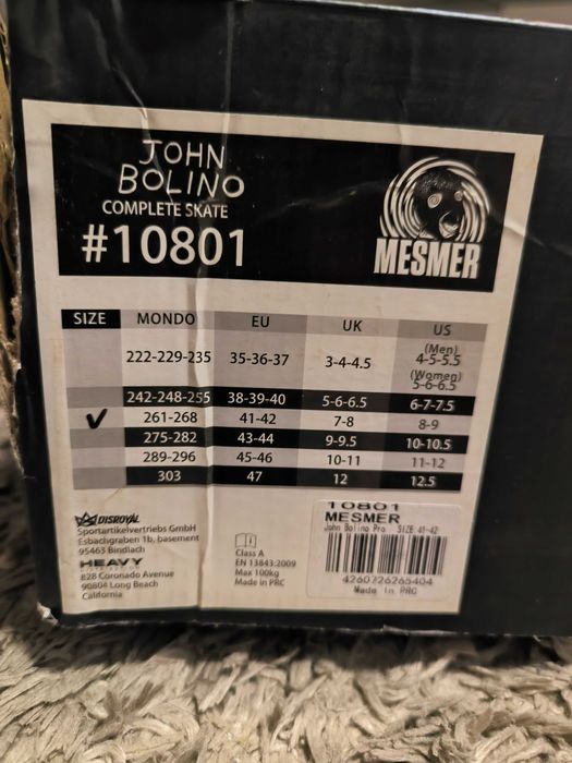 Rolki do jazdy agresywnej Mesmer John Bolino V2