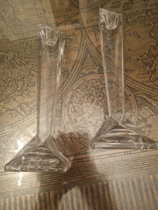 Świeczniki kryształowe - Rosenthal/Niemcy