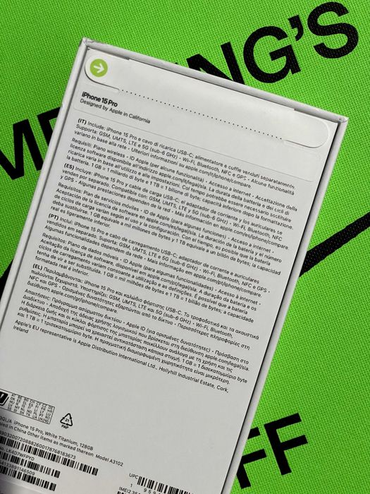 iPhone 15 Pro 128 GB lacrado e novo