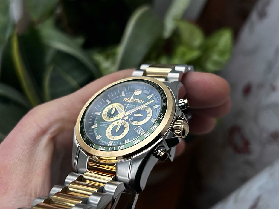 Zegarek Roamer Rockshell Mark III chronograf na bransolecie