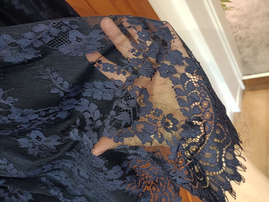 Mohito M 38 elegancka koronkowa sukienka z podszewką