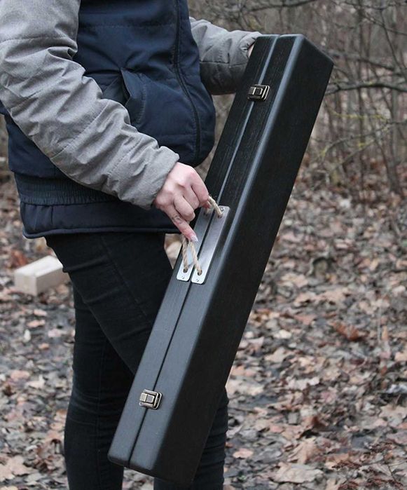 Набір шампурів та аксесуарів для мангала у компактному кейсі