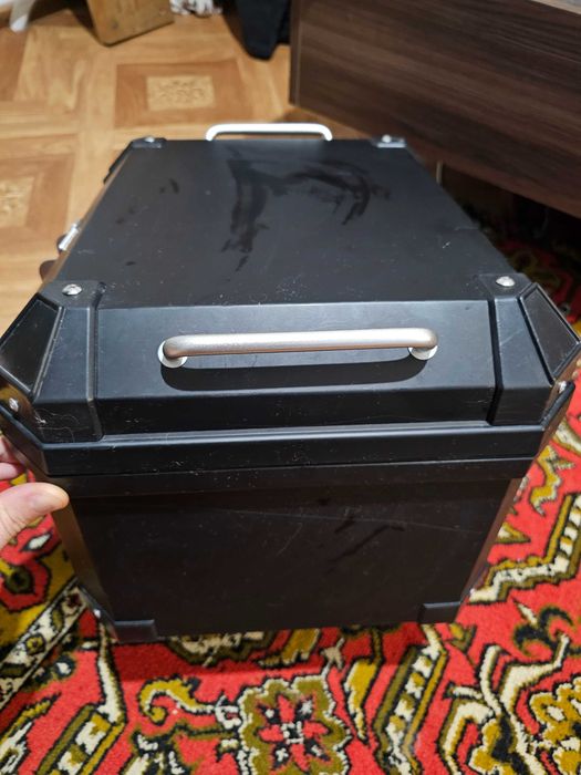 Кофр (багажник) для мотоцикла задній TDGO (45L) 43×38×36 чорний