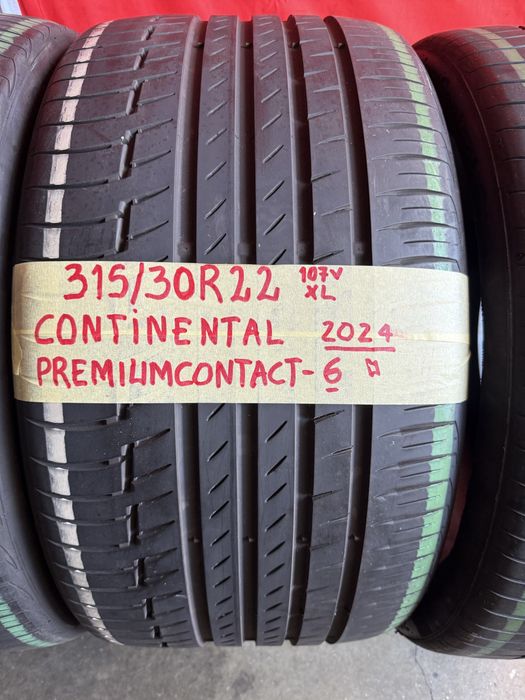 Pneus 315/30/22 Continental como novos