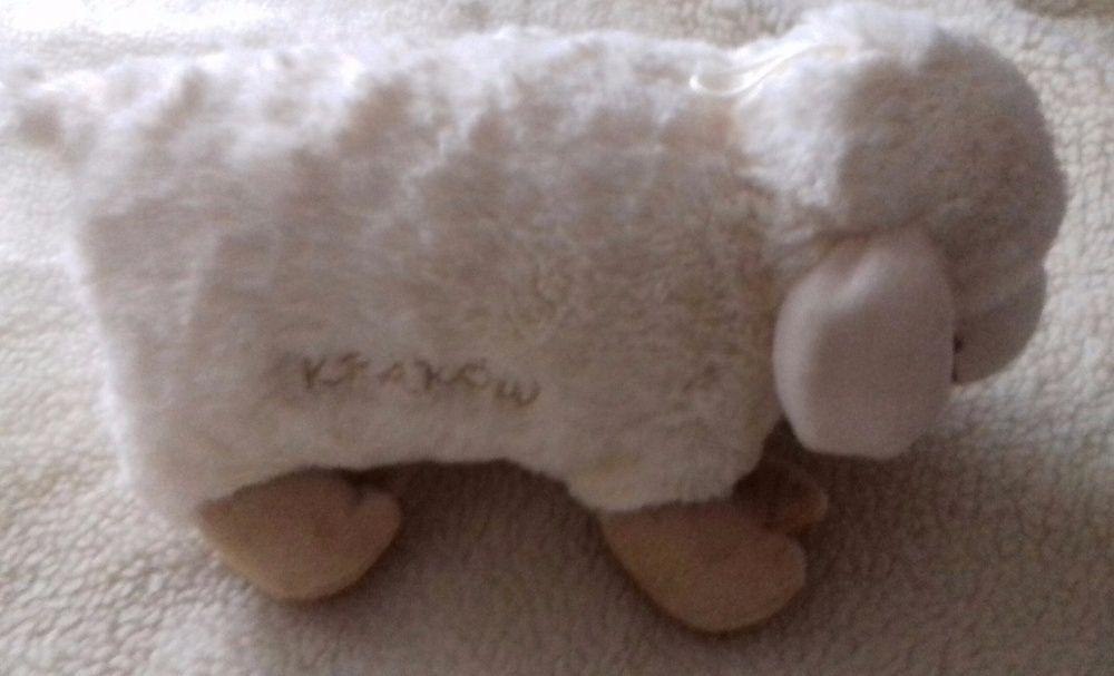 Boneco peluche cordeiro/almofada de Cracóvia