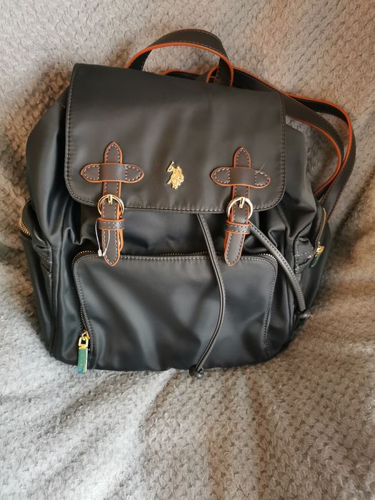 Mochila nova cinza escuro