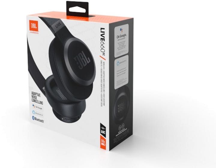 Навушники JBL LIVE 660 NC Black (JBLLIVE660NCBL НОВІ.Запаковані