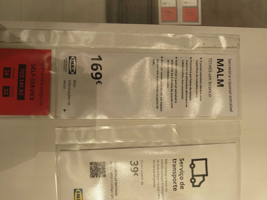 Secretária e cadeira IKEA novos