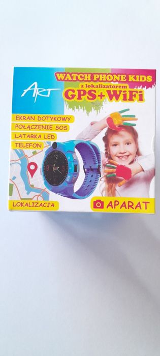 !!NISKA CENA!! Smartwatch ART Phone kids niebieski