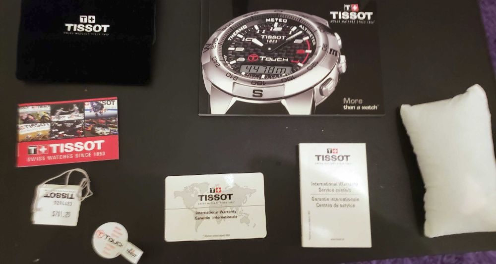 Zegarek Tissot Touch Titanium z dotykowym wyświetlaczem
