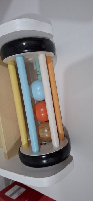 Дерев'яна каталка ходунці візок Little Town