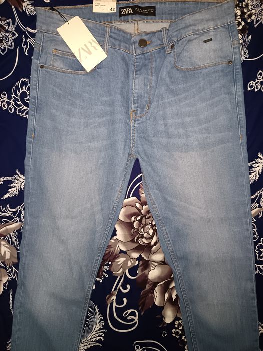 Zara Men's Jeans Light Blue – EUR 36 / W29