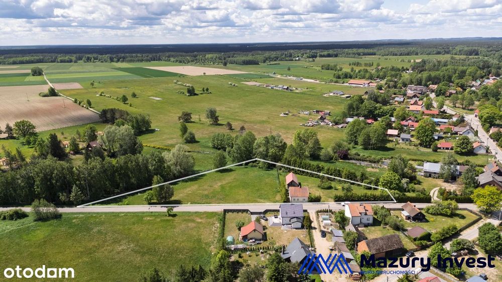 Siedlisko 7100 m² z WZ na 5 domów – Piasutno, 250 m od plaży gminnej - Widok 2
