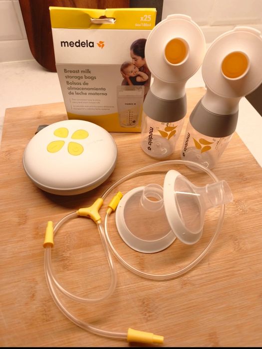 Bomba tira leite elétrica dupla Medela