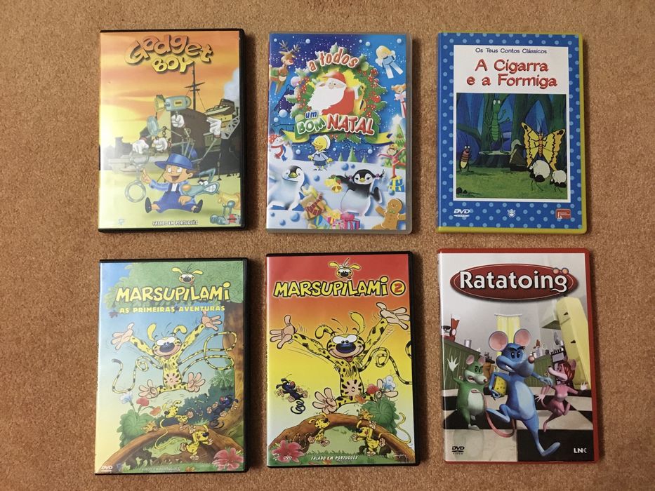 Vários DVD’s infantis