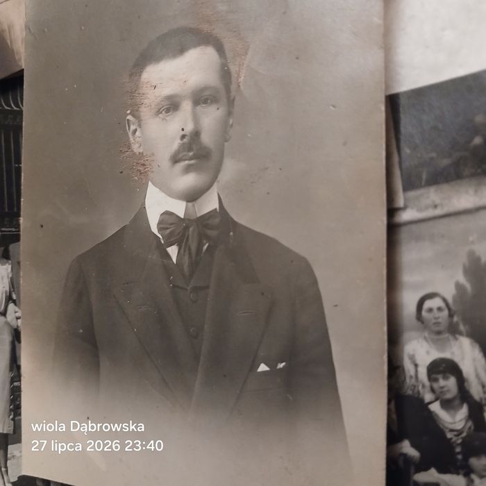 Stare zdjęcia rodzinne 1924 Zygmunt Dąbrowski