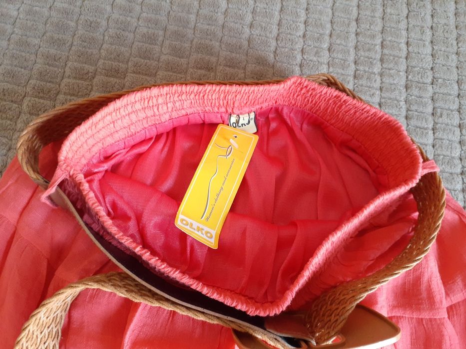 Спідниця на літо OLKO, р.L з паском + блузка