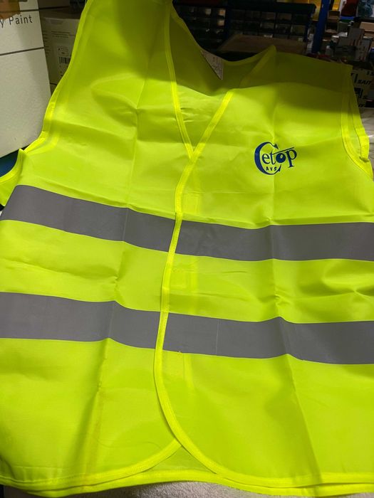 Colete de Segurança Cetop AVS Refletivo Amarelo, M-XL