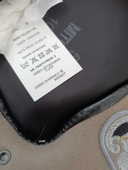 Nowy beret polowy jednostki specjalnej GROM wz 109 DKWS