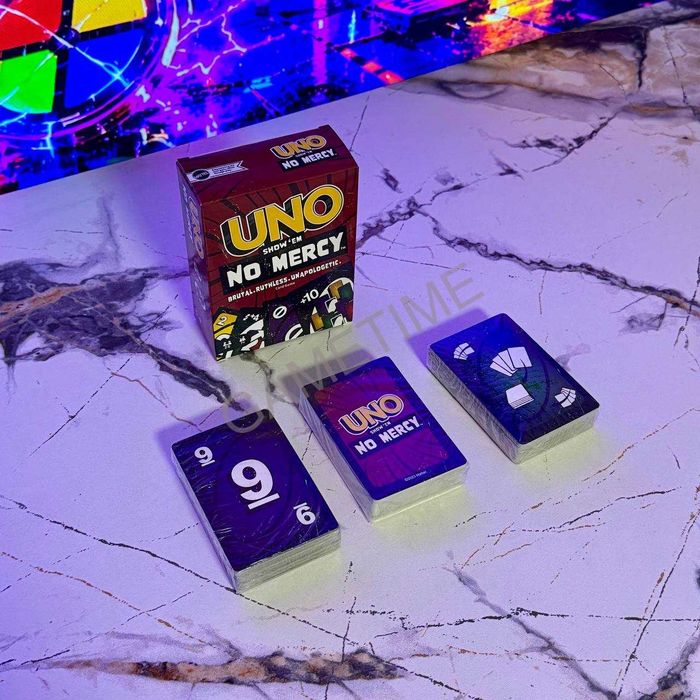 Настільна карткова гра UNO No Mercy уно безжальна