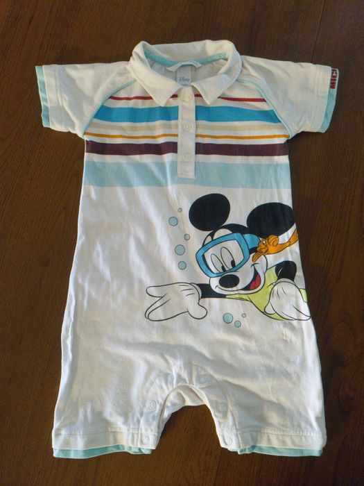Disney H&M 9-12 miesięcy 74-80 dla chłopca Rampers Myszka Miki