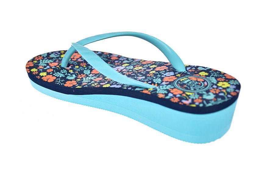 Klapki japonki dziecięce na koturnie B1172 lbl rozm. 28