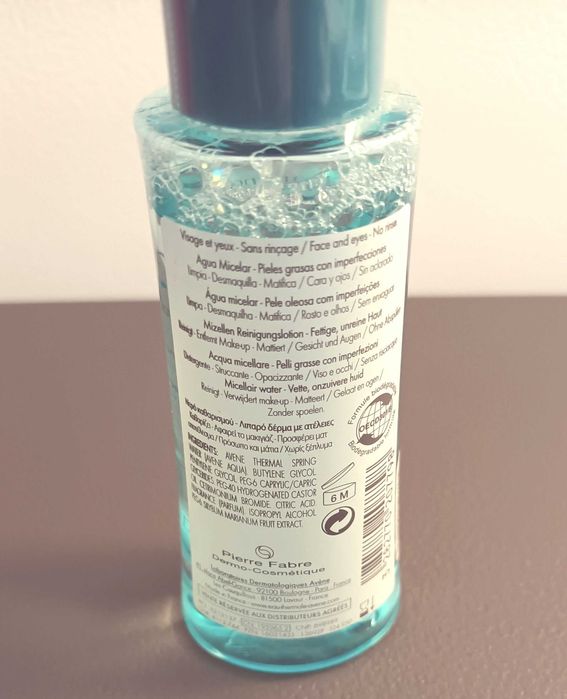 Água micelar Avène 100ml