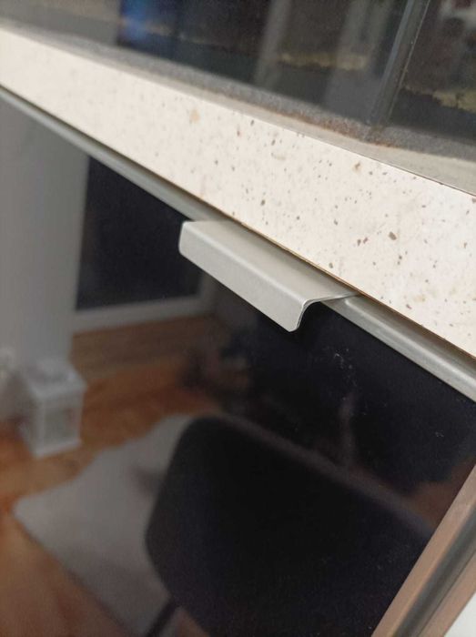 IKEA RUBRIK front szklany czarny 60cm×92 cm – 1 sztuka.
