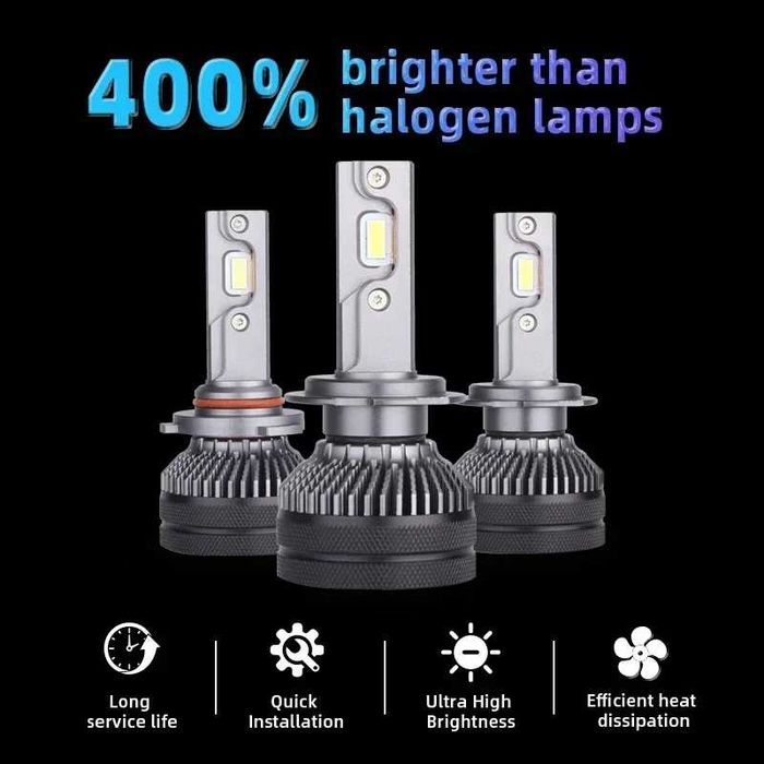 DawnKnight 24V H4 H7 4300K trucks canbus LED лампы K5C K7C K8C K9C