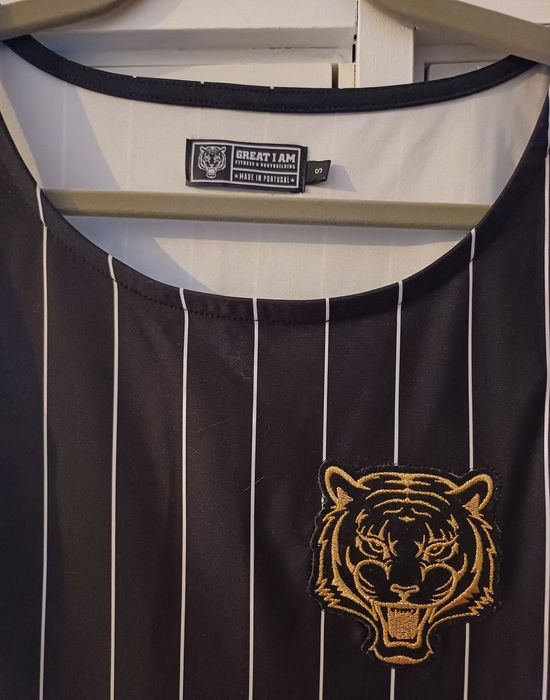 Vestido Great I Am Pinstripe Tam. S